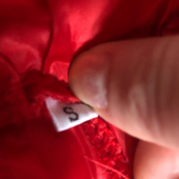 Red loose cargo pants - Picture 4 of 4